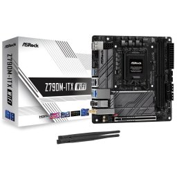 Placa Base ASRock Z790 Intel Z790 Socket 1700 Mini ITX Z790M-ITX WiFi DDR5 PCIe 5.0 Wi-Fi 6E LAN 2.5GbE