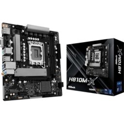 Placa Base ASRock H810M-X Intel H810 LGA 1851 Micro ATX