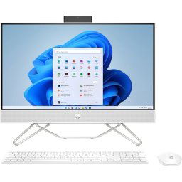 PC Sobremesa HP All-in-One 24-cb1027ns Intel Core i3-1215U 8GB 512GB SSD 23.8" FHD Blanco W11 Home