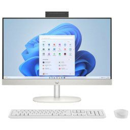 PC Sobremesa HP All-in-One 24-cr0042ns Intel Core i3-1315U 8GB 512GB SSD Wi-Fi 6 23.8" FHD Blanco