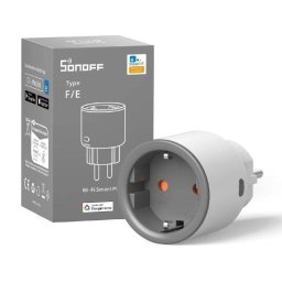 Enchufe Inteligente Sonoff S60-TPF Blanco WiFi Protección Sobrecarga Monitorización Energía