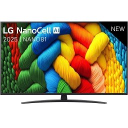LG NanoCell 50NANO81A6A 50″ 4K Ultra HD Direct LED Smart TV webOS25 Nano Color Gaming IA