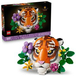 Set de Construcción LEGO Art 31217 Tigre Colores Naturaleza 744 Piezas Adultos
