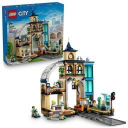 Set de Construcción LEGO City 60469 Estación Central de Ferrocarril 752 piezas 7+ niveles y accesorios