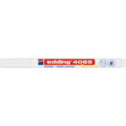 EDDING 4085WS - Marcador de tiza, 1-2 mm, blanco