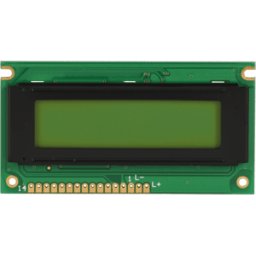 DISPLAY ELEKTRONIK LCD-PM 2X16-6 G - Módulo LCD, 2x16, H:5,6mm, ge/gn, c.Bel.