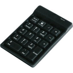 KEYSONIC 12523 - Teclado numérico, USB, negro