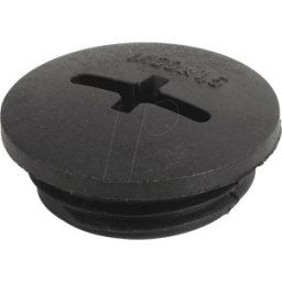LAPP 52006123 - Tapón ciego, M20 x 1,5, negro
