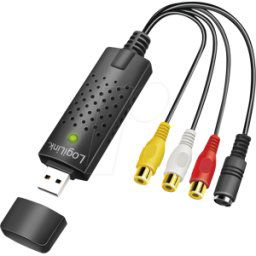 LOGILINK VG0030A - Tarjeta de vídeo, tarjeta de vídeo a/V, USB 2.0