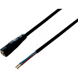 BKL DC AKK 21 - Cable adaptador, 2500 mm, acoplamiento de CC a extremo libre