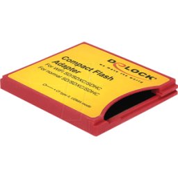DELOCK 62542 - Lector de tarjetas, interno, adaptador, Compact Flash, SD/SDHC/S