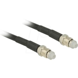 DELOCK 88665 - Cable de antena RF, conector hembra FME > conector hembra FME, 1