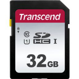 TRANSCEND TS32GSDC300S - TARJETA DE MEMORIA SDHC, 32GB, CLASE 10 UHS-I U1, 300S.