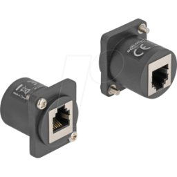 DELOCK 88107 - Módulo tipo D Conector hembra RJ12, negro