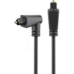 GOOBAY 41595 - Cable Toslink acodado simple y giratorio, 2,00 m