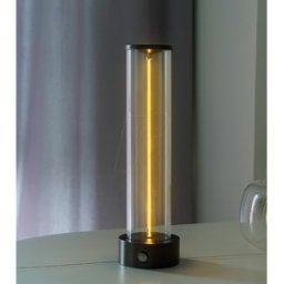 HEITRONIC HEIT 501433 - Lámpara de mesa LED recargable, 90 lm, 3000 K, 1500 mAh