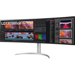 LG 49BQ95C-W - Monitor curvo de 125cm, 1440p, USB-C, altavoces