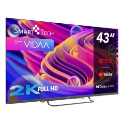 Smart Tech DLED 43″ 43FV02V Full HD HDR10 VIDAA Smart Bluetooth WiFi