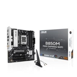Placa Base ASUS B850 micro ATX AM5 B850M MAX GAMING WIFI DDR5 Wi-Fi 6 PCIe 5.0