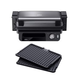 Braun El MultiGrill 5 Grill de contacto CG 5033 Negro/Acero inoxidable CG5033I-CG5033IGY