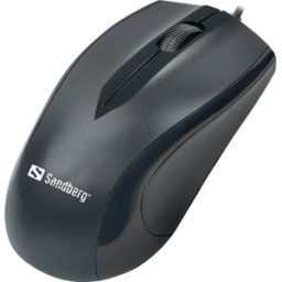 SANDBERG 631-04 - Ratón (ratón), cable, USB-C, negro
