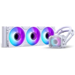 Phanteks Glacier One Refrigeración Líquida Para CPU 360m25 G2 Aio RGB PWM RGB 120mm M25 G2 Blanca