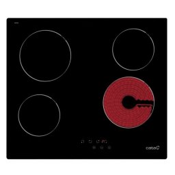 Placa vitrocerámica Cata TN 604/B 6000W 4 zonas control táctil bloqueo infantil