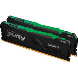 40KI1630-2015BR - 16 GB DDR4 3000 CL15 KINGSTON BESTIA FURIA RGB 2er Kit