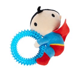 Juguete con anilla DC Superman para perros - aprox. 17 x 16 x 5 cm (L x An x Al)