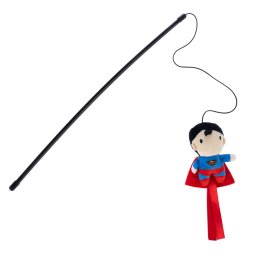 Caña de juguete DC Superman para gatos - 1 unidad