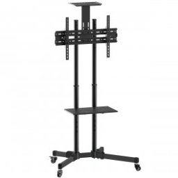 Soporte de Suelo - Pie con Ruedas Equip para Pantalla de 37" - 70" - Fijo - VESA Max 600X400 - hasta 50Kg - Inside-Pc