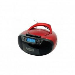 Radio Cd - Casette - Mp3 Sunstech Portatil Rojo - Inside-Pc