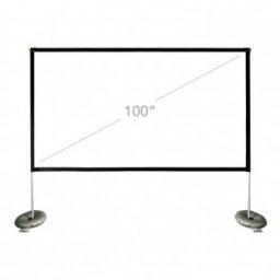 Pantalla de Proyeccion exterior portable 100" 221cm x 124cm IGGUAL IGG317402 - Inside-Pc