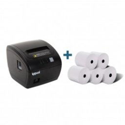 Kit Impresora de Tickets Termica Tp7001 - 5 Rollos IGGUAL IGG318232 - IGG317655 - Inside-Pc