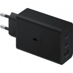 Cargador USB de Pared Samsung EP-T6530NBE - 2x USB-C - 1x USB - 65W - Inside-Pc