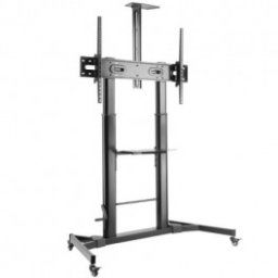 Soporte de Pie para TV 60-100" Inclinable con Ruedas y Manivela Aisens FT100TE-171 - hasta 100kg - Inside-Pc