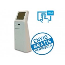 Ordenador Kiosco AIO - HP 4300 - 17" Tactil - i3-3220 - 8GB - SSD 250GB - W10 - Impresora Tickets - Reacondicionado - Inside-Pc