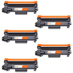 Pccom Essential Brother Tn2510xl Tóner Compatible Negro Pack 5
