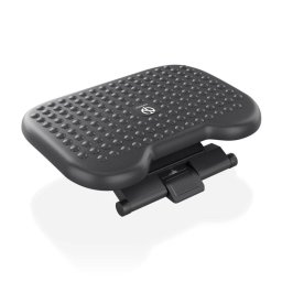 Reposapiés AISENS Ergonómico Ajustable HIPS Negro Antideslizante 30kg 46cm