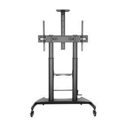 Soporte de suelo AISENS SSTE-100ML eco rueda manivela altura 100kg TV 60-100″