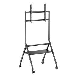 Soporte de suelo Aisens bandeja y ruedas para pantalla 37-86" VESA hasta 600x400mm
