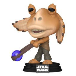 Figura coleccionable Funko Jar Jar Binks Star Wars Vinilo 113mm Caja Ventana