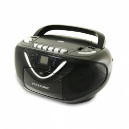 Metronic Mooov Radio CD con Cassete MP3 Negro