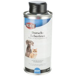 Aceite de hígado de bacalao con aceite de cardo Trixie para mascotas - Pack % - 2 x 250 ml