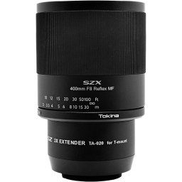 Objetivo Tokina SZX SUPER TELE 400mm F8 Reflex MF + Extensor 2X T-Mount Kit 800mm Macro 1:2.5