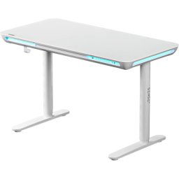 SENSE7 Nomo Escritorio Regulable Eléctrica con Motor Iluminación LED 120x60 Blanco