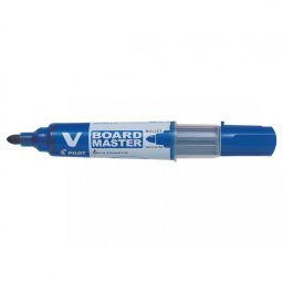 Pilot V Board Master Caja 10 Rotuladores Punta de Fibra 6mm para Pizarra Azul