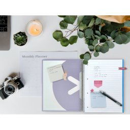 Cuaderno espiral a4 micro antartik tapa forrada 120h 90 gr horizontal 5 bandas 4 taladros color lavanda