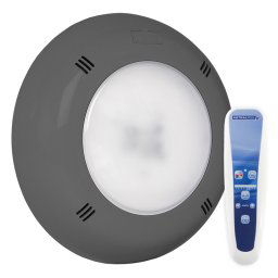Proyector LED Plano RGB 1100 lm LumiPlus Essential AstralPool - 1 proyector + 1 mando - Gris antracita