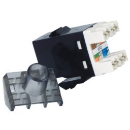 Phasak SD 3018 Conector RJ45 Cat.6 UTP Keystone Dual Negro